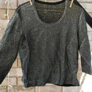 1950's  Black Sparkle top